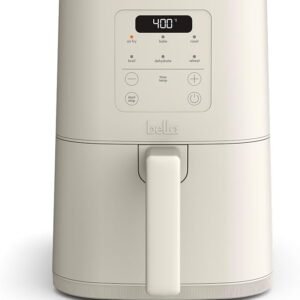 BELLA 4QT Slim Air Fryer – Oatmilk