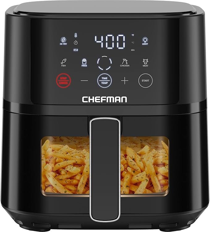 Chefman 4QT Compact Air Fryer – Black